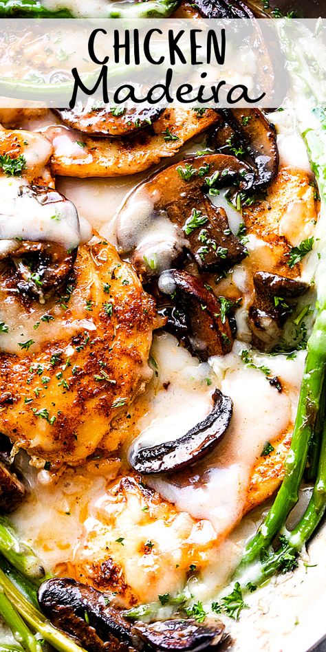 Chicken Madeira Cheesecake Factory, Chicken Madeira, Sautéed Chicken, Cheesecake Factory Copycat, Mushroom Wine Sauce, Stew Crockpot, Chicken With Mushrooms, Recipe Cheesecake, Cheesecake Factory Recipes