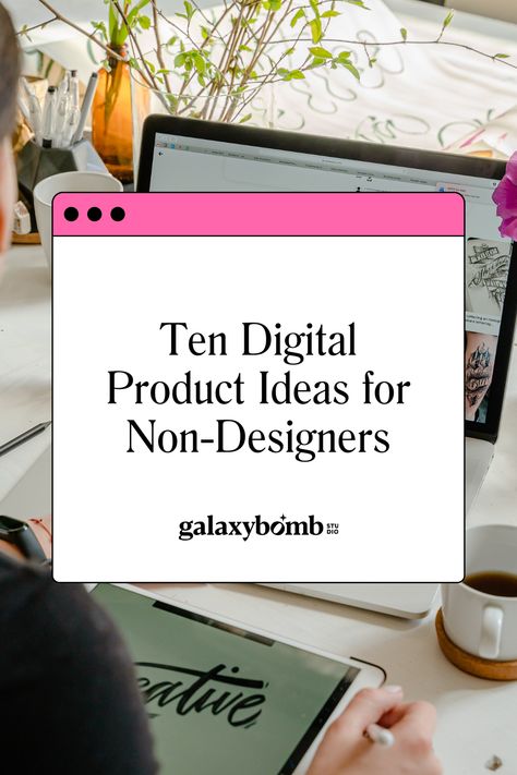 Digital products aren't just for graphic designers. Here are 10 different digital product ideas if you aren't the creative type. Digital Design Ideas, Product Feature, Product Ideas, Template Ideas, Graphic Designers, Canva Template, Digital Products, Digital Design, To Create