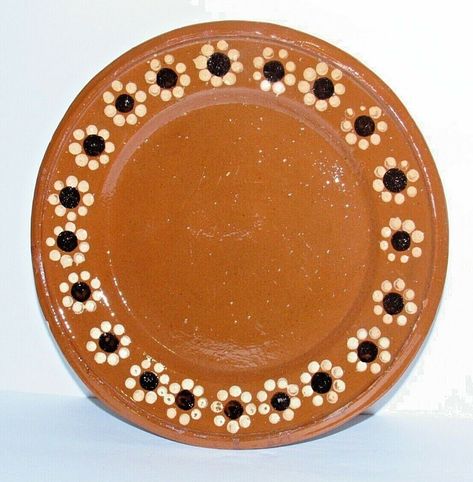 I just added a new item to eBay, Tlaquepaque Mexican Redware Clay Side or Salad Plates Set of 4 - 7 1/2" in ! #eBay #eBaySeller Hispanic Plates, Mexican Clay Plates, Mexican Barro Decor, Western Plates, Mexican Table Setting, Mexican Pottery Decor, Mexican Clay Pots, Mexican Terracotta, Mexican Decorations