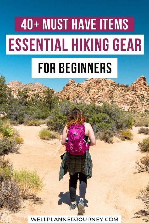 Get your free, printable hiking gear packing list for summer! This ultimate guide covers the best hiking gear products for beginners, including the best picks for women and for beginners! You'll read about the 10 hiking essentials, the best day hiking clothes, and other non-essentials that make hikes even better. Read now to get your free, printable packing list to help you prepare for your next hike! Hiking Gear Checklist | Hiking Gear Packing List Summer Hiking Essentials Daypack, What To Pack For A Hiking Trip, Backpacking List For Women, Day Hiking Essentials, Hiking Must Haves Women, What To Wear Hiking Summer, Hiking Essentials Packing Lists, Hiking Essentials For Women, Hiking Backpack Essentials