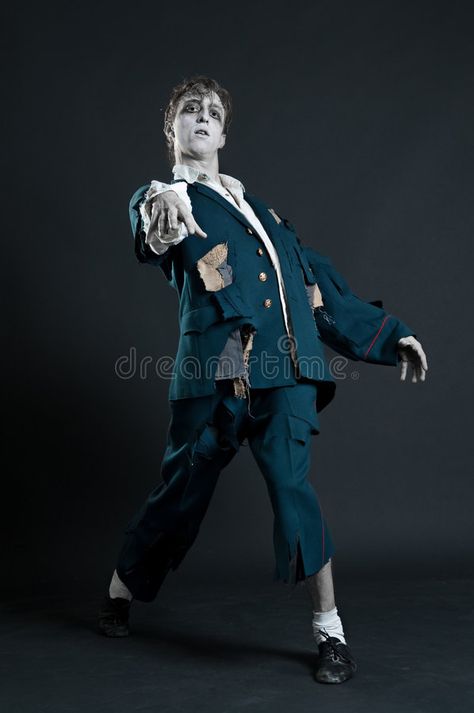 Terrible zombie scaring. Over dark background , #Aff, #zombie, #Terrible, #scaring, #background, #dark #ad Zombie Pose, Zombie Dance, Zombie Man, Zombie Prom, Prom Men, Background Dark, Zombie Costume, Universal Monsters, Human Poses Reference