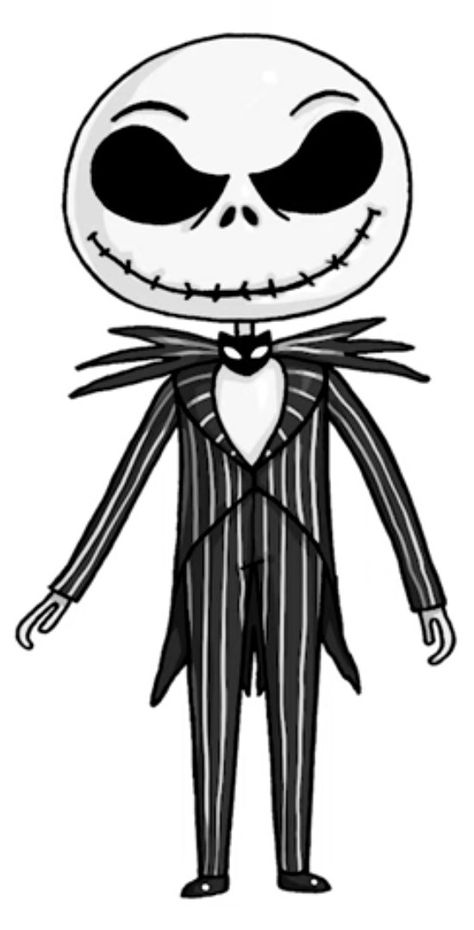 Jack Skellington Tattoo Stencil, Nightmare Before Christmas Paper Crafts, Jack Nightmare Before Christmas Drawing, Jack Skellington Drawings Easy, Jack Skellington Dibujo, Jack From Nightmare Before Christmas, Cute Jack Skellington, Jack Skellington Drawing, Jack Skellington Tattoo