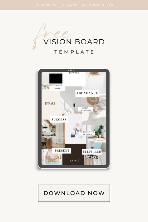 Snag this free vision board template that you can customize right in Canva! I am a hug advocate for visualizing your dreams and aspirations. Vision Boards are a powerful tool to do just that! Click the Pin link to get your Free Vision Board Template Download! 

#visionboarideas #visionboardideasexamples #visionboardinspiration #visionboardcollage #visionboardtemplatelayout #visionboardfreetemplate #visionboardtemplate Free Vision Board Template, Board Themes, Vision Board Themes, Goal Setting Vision Board, Free Vision Board, Vision Board Template, Business Things, Board Template, Vision Board Goals