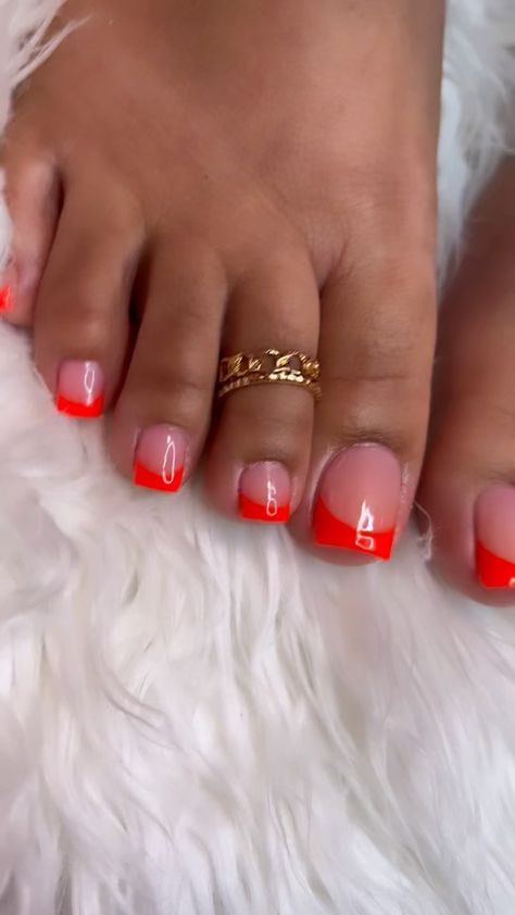 Toe Nail Ideas, Simple Toe Nails, Pedicure Designs Toenails, Gel Toe Nails, Acrylic Toes, Acrylic Toe Nails, Pretty Toe Nails, Gel Toes, Cute Toe Nails