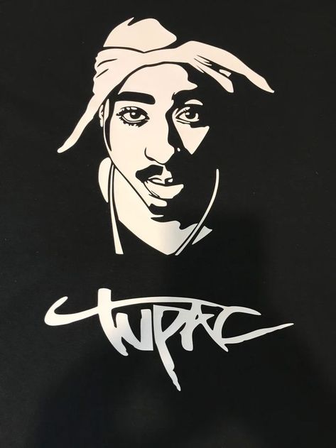 This Tupac Tee is the perfect collectible item To all the 90s hip hop lovers. A perfect gift, for any member of the family and for any special occasion. A good quality, durable, heavy cotton T-Shirt can be worn all year round. Made from 100% cotton, so washes and dries very well. Tupac silhouette printed and heat pressed with high quality white vinyl. Hip Hop T Shirt Design, Tupac Tee Shirts, Tupac Silhouette, Tupac Graphic Tee, Tupac Tee, Tupac Shirt, Tupac T Shirt, Tupac Wallpaper, United Wallpaper