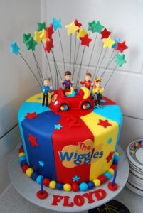 Wiggles Cake, Fondant Rainbow, Wiggles Birthday, 2 Birthday Cake, Baby Finger Foods, 2nd Birthday Party Themes, The Wiggles, Childrens Birthday Cakes, Happy 2nd Birthday