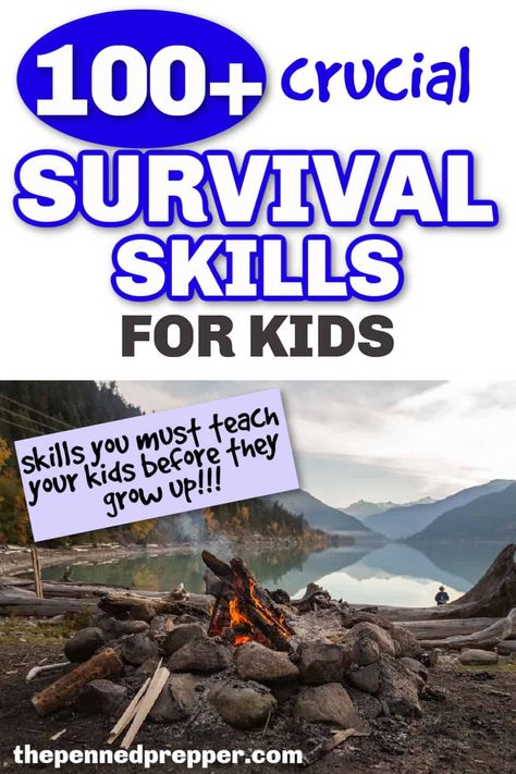 What are the top survival skills you need to teach your kids? Kids need to learn important skills such as basic first aid, how to start a fire, and how to make water safe for drinking. Read all 61+ survival skills to teach kids and rest assured they will be prepared for any emergency. Survival Skills For Kids, Kids Survival Skills, Dog Communication, Water Survival, Skills For Kids, How To Make Water, Basic First Aid, Family Camping Trip, Homestead Survival