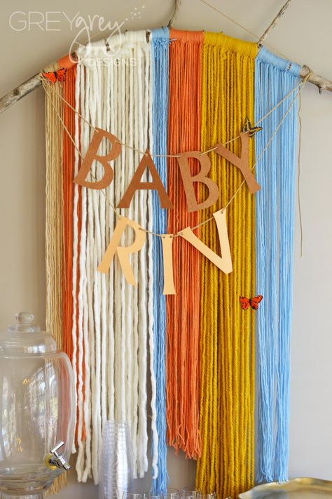 Hippie Baby Shower, Retro Baby Showers, Bohemian Baby Shower, Vintage Baby Shower, Hippie Baby, Baby Shower Vintage, Bohemian Baby, Baby Shower Party Ideas, Shower Party Ideas