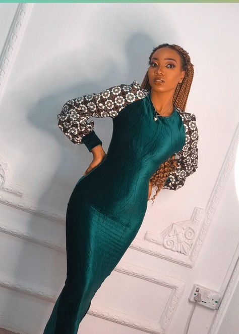 Velvet With Ankara Styles, Velvet And Ankara Styles, Velvet Dress Short, Velvet Sleeve, Ankara Gown, African Wedding Dress, African Fashion Ankara, Velvet Gown, Short Gowns