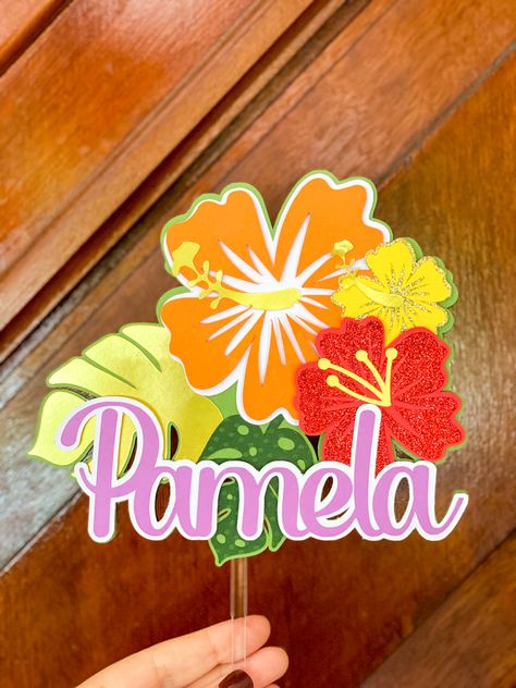 #tropical #tropicalbirthdayparty #tropicalcake #hibiscusflower #papercrafts #custom #customdecor #hibiscus #monstera #partydecor 60 Cake Topper, Hibiscus Cake, 60 Cake, Tropical Cake Topper, Tropical Cake, Tropical Birthday Party, Birthday Party Cake, Custom Decor, Custom Birthday