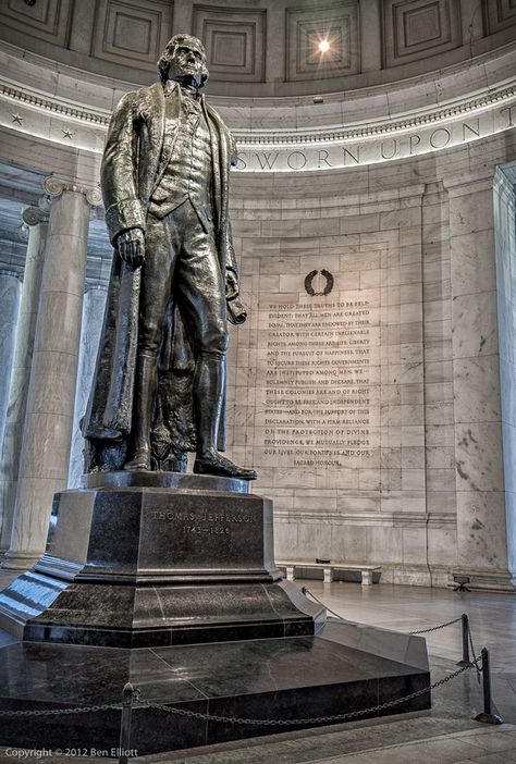 Thomas Jefferson Memorial - Washington, D.C. Thomas Jefferson Memorial, Jefferson Memorial, Washington Dc Travel, Dc Travel, Home Of The Brave, District Of Columbia, Thomas Jefferson, Bronze Statue, Historical Events