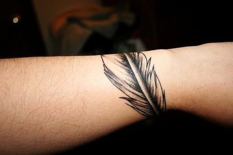 Wrap around feather Feather Arm Band Tattoo, Feather Band Tattoo, Single Tattoo, Feather Tattoo Arm, Quill Tattoo, Astronaut Tattoo, Arm Band Tattoo, Unique Tattoo Designs, Tattoo Arm