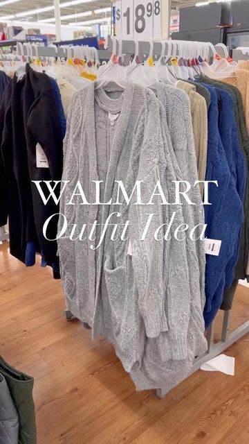 Oversized Long Cardigan Outfit, Oversized Cardigan Outfit Plus Size, What To Wear With A White Sweater, Walmart Winter Outfits, How To Style Oversized Cardigan, Plus Size Walmart Outfits 2023, Walmart Outfits 2023 Winter, Oversized Cardigan Outfit Winter, Black And White Cardigan Outfit