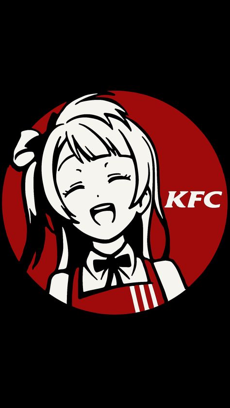 KFC Anime AMOLED Wallpaper 1440x2560 - Album on Imgur Anime Logo Wallpaper, Wallpaper 1440x2560, Kfc Logo, Anime Logos, Manga Logo, Amoled Wallpaper, Logo X, Anime Logo, Aktiviti Kanak-kanak