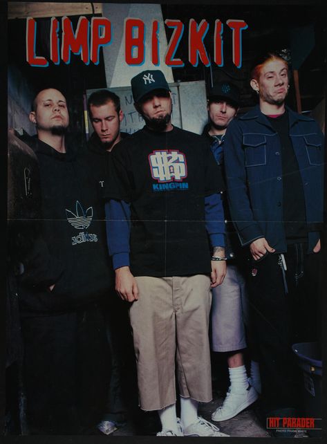 Limp Bizkit Poster, Limp Biscuit, 2000s Rock Bands, Wes Borland, Fred Durst, Rap Metal, 90s Punk, Peter Murphy, Limp Bizkit