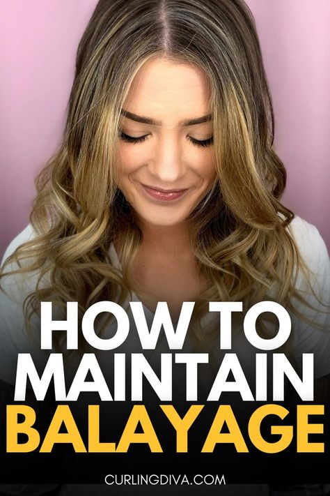 How to maintain balayage Live In Balayage, Balayage Touch Up, How To Balayage Hair At Home, What Is Balayage Hair, Balyage Hair, Baylage Hair, Color Balayage, Color Highlights, Hair Advice