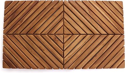 Amazon.com: Belari Teak Shower Mat - Teak Bath Mat - Wood Bath Mat - Wood Shower Mat - Non Slip Indoor or Outdoor Shower Mat - Teak Doormat/Sauna Mat - Wooden Stall Mat (Zen) : Home & Kitchen Teak Bath Mat, Wooden Stall, Wooden Shower Mat, Wood Bath Mat, Wood Shower Mat, Wood Bath Mats, Teak Shower Mat, Teak Bathmat, Zen Kitchen