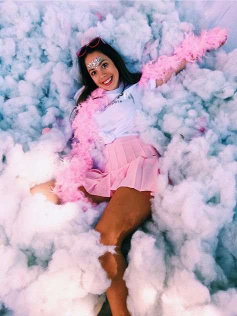 Digital Daydream, Cloud Photoshoot, Sisterhood Round, Sorority Recruitment Themes, Candle Diy Mason Jar, Candy Photoshoot, Cloud Party, Recruitment Ideas, Party Photoshoot