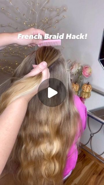 mona on Instagram Down Hairstyles For Long Hair, Braiding Your Own Hair, Beautiful Braided Hair, Face Shape Hairstyles, Makeup Hairstyles, Receding Hairline, Easy Hair Updos, Hair Tips Video, Hair Tutorials For Medium Hair