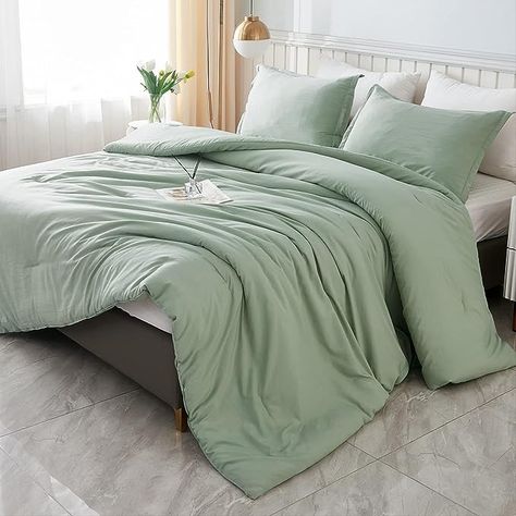 ⭐Vibrant Boho Colors: This cute solid bedding comforter set can brighten up your master suite and bring a touch of simply casual yet boho vibes to abode with your room's décor.
⭐Effortless Elegance: For a simple and timeless look, our pieces feature forever-elegant details and long-lasting fabrics to create heirloom-worthy, timeless designs. Solid Bedding, Comforters Sets, Boho Colors, King Size Comforter Sets, Down Alternative Comforter, King Size Comforters, Bedding Comforter, Bed Comforter Sets, Comforter Bed