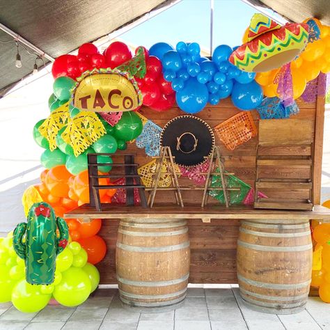 PRICES MAY VARY. You'll get all the stuff to make the miraculous mexican theme party decorations with the rainbow balloons garland kit. It includes 155pcs latex balloons, 3pcs cactus sombrero taco aluminum foil balloons, plastic strips, glue, curling ribbons, which are so important for an exciting balloon arch kit installation. The estimates for fiesta balloon arch are normally up to hundreds of dollars by getting it "professionally" done. And this balloon garland kit is worth it and saving you Fiesta Balloon Arch, Mariachi Quinceanera, Fiesta Theme Party Decorations, Taco Twosday Birthday, Mexican Fiesta Party Decorations, Mexican Fiesta Decorations, Mexican Fiesta Birthday Party, Mexican Theme Party Decorations, Homecoming 2024