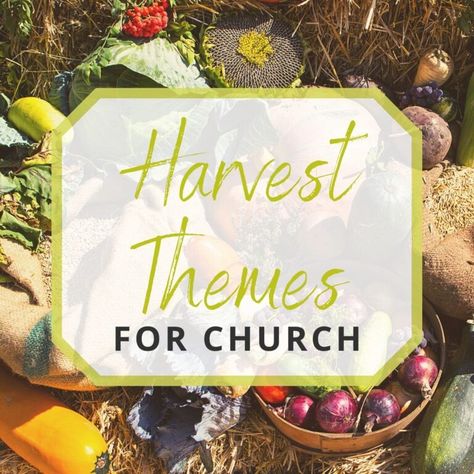 5 Biblical Harvest Themes for Church to Try this Fall Fall Church Decorations, Church Harvest Festival, Harvest Party Decorations, Fall Festival Decorations, Harvest Festival Decorations, Harvest Church, Bulletin Ideas, Fall Festival Games, Harvest Crafts