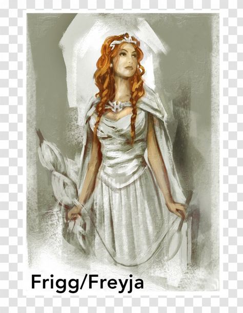 Odin Frigg Freyja Goddess Norse Mythology - And Common Origin Hypothesis - frigg and freyja common origin hypothesis, freyja, goddess, frigg, norse mythology, sigyn, angel North Mythology, Nordic Mythology, Vikings Tattoo, Symbole Viking, Norse Goddess, Norse Myth, Norse Pagan, Pagan Art, Concept Ideas