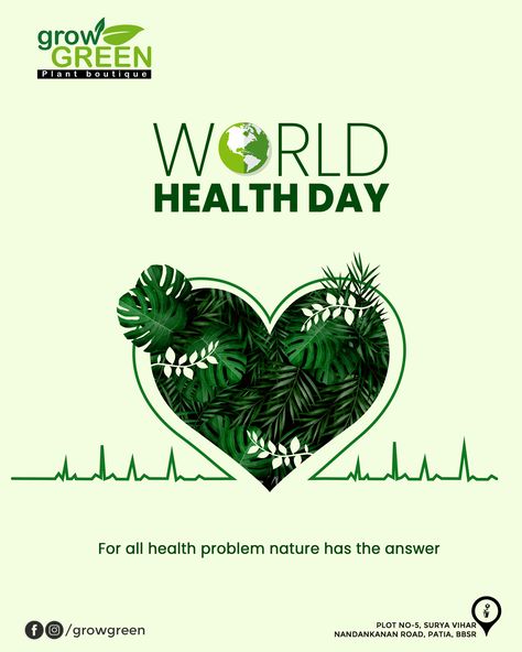 World Health Day Wish World Health Day Creative Ads, Happy World Health Day, Base Edit, World Health Day, Luck Quotes, Good Luck Quotes, Health Day, Plant Health, Environmental Health