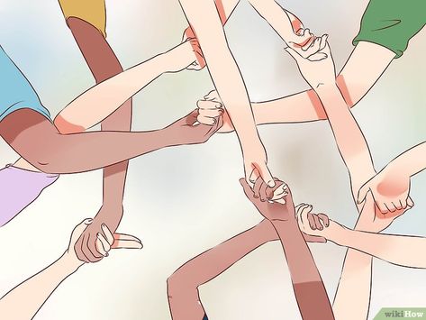 How to Play the Human Knot Game: 10 Steps (with Pictures) Human Knot Game, Cooperative Games For Kids, Girl Scouts Games, Human Knot, Trust Games, Scout Games, Skills For Kids, Brownie Girl Scout, American Heritage Girls