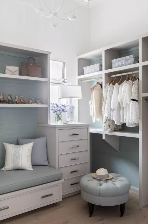 Loft Closet, Marie Flanigan Interiors, Marie Flanigan, Smart Closet, Closet Island, Ford Interior, Marble Falls, Open Closet, Freestanding Storage