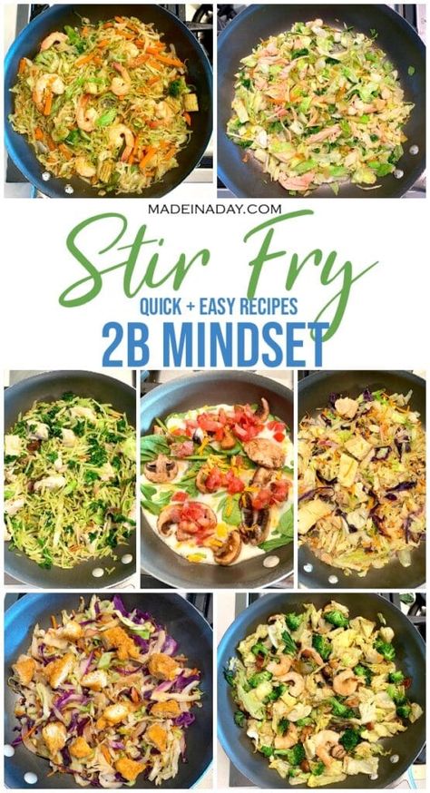 Looking for lunch recipes for the 2B Mindset Diet that are not salads? Try my super Quick 2B Mindset Stir Fry Recipes! Simple ingredients blended to make tasty filling meals. #2BMindset #stirfry #veggiesmost #veggie #keto #lowcarb #dietfood 2b Mindset Soup Recipes, 2b Mindset Soup, 2b Mindset Dinner Recipes, 2 B Mindset, 2b Mindset Recipes, 2b Recipes, Beachbody Meal Plan, Grilled Boneless Chicken Breast, Myfitnesspal Recipes