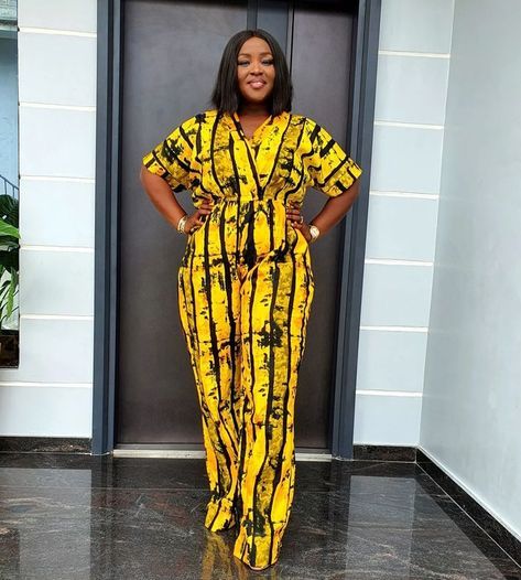 30+ stylish Ankara jumpsuit styles you should consider. - Stylish Naija Bubu Jumpsuit Styles, Adire Jumpsuit Styles, Jumpsuit With Ankara, Palazzo Jumpsuit Outfit Classy, Ankara Palazzo Jumpsuit, Ankara Jumpsuits For Women Casual, Jumpsuit Ankara Styles, Ankara Jumpsuits For Women Classy, Latest Ankara Jumpsuit Styles