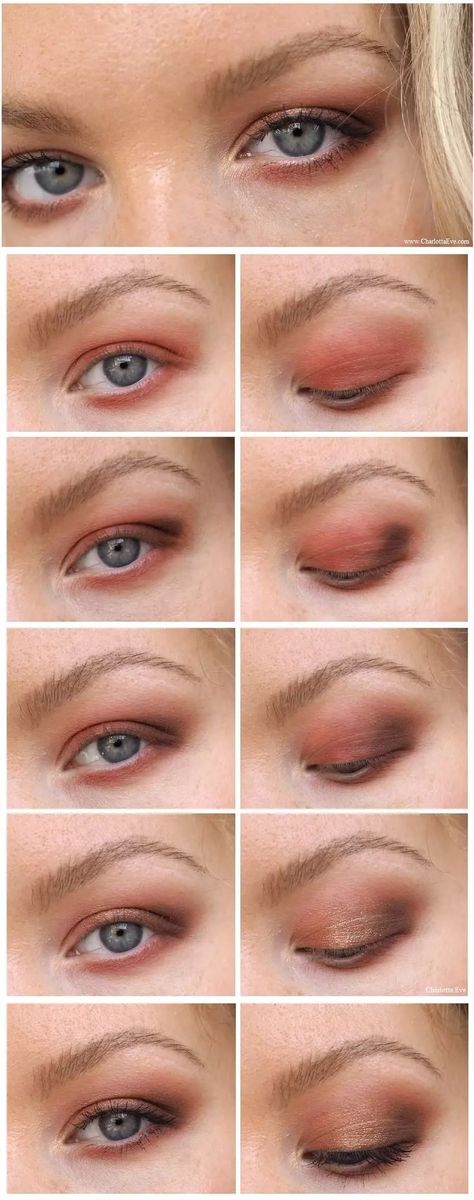 Deep set eyes makeup tricks. Seeing side by side the "do's" and the "don'ts" can be helpful in mastering your eyeshadow technique! Blue Eyes Make Up, Deep Set Eyes Makeup, Makeup For Hooded Eyelids, Eyeshadow Techniques, Brown Eye Makeup Tutorial, Deep Set Eyes, Make Up Tutorials, Dark Eyeshadow, Make Up Inspiration