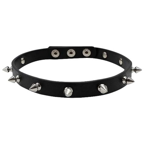 Faster shipping. Better service Fancy Collar, Leather Choker Collars, Black Leather Choker, Goth Choker, Studded Collar, Collar Choker, Studded Necklace, Leather Chokers, Choker Collar