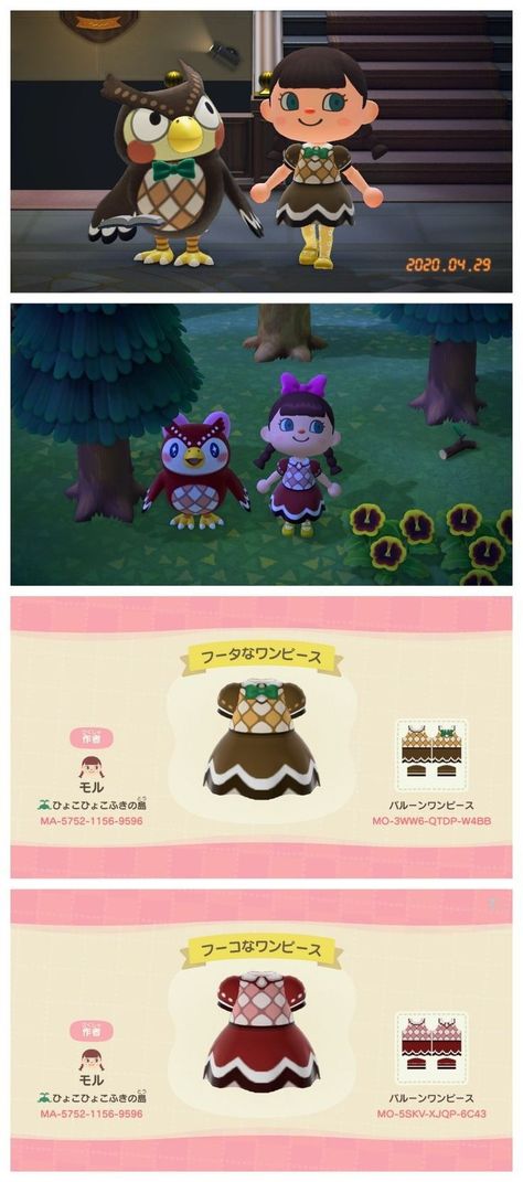 Acnh Design Codes Clothes, Hair Animal Crossing, Animal Crossing Custom Design Clothes, Animal Crossing Character Design, Acnh Outfit Code, Animal Crossing Fashion, Familiar Art, Acnh Outfits, Ac Codes