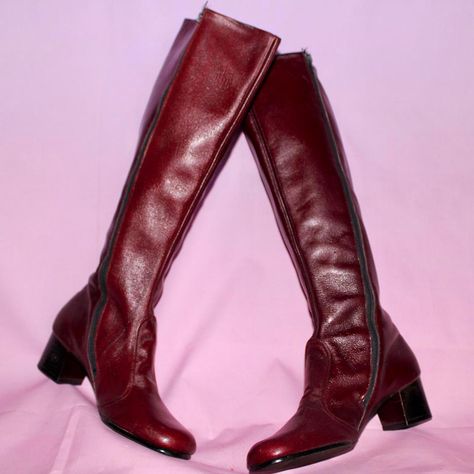 60s Gogo Boots, 1960s Boots, Mod Boots, 60s Gogo, 70s Boots, Go Go Boots, Funky Shoes, Gogo Boots, Autumn Inspiration