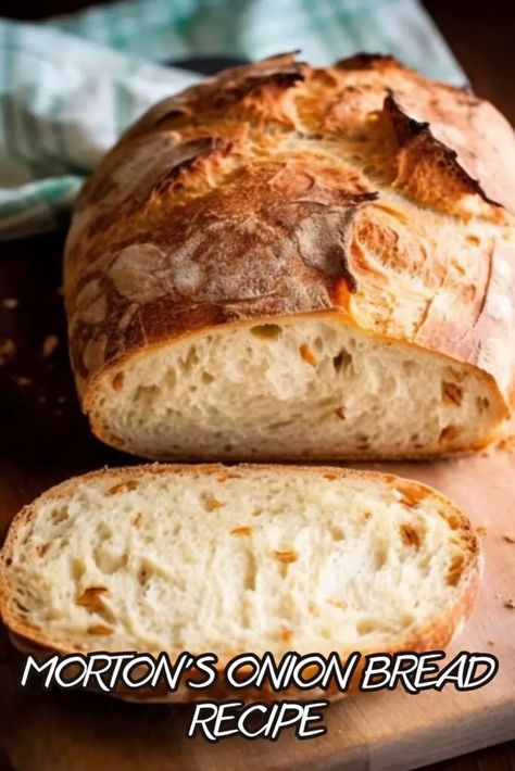 Morton’s Onion Bread Recipe, Loafnest Bread, Quick Loaf Bread Recipes, Artisan Bread Flavors, International Bread Recipes, Publix Bread Recipe, Loaf Pan Bread Recipes, Pullman Bread Recipe, Onion Loaf Recipe