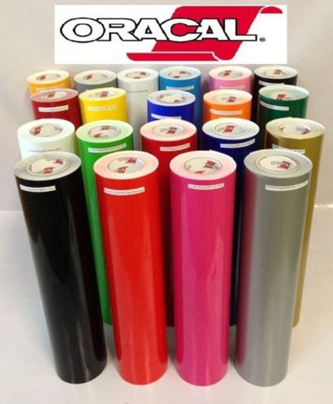 Oracal 651 - 12" x 5' - Roll of Outdoor Glossy Vinyl - Decal - Adhesive Craft - Hobby - Sign Maker - Black Tees, Cricut Tips, Sign Maker, Vinyl Rolls, Vinyl Signs, Oracal 651, Silhouette Crafts, Vinyl Crafts, Cricut Vinyl