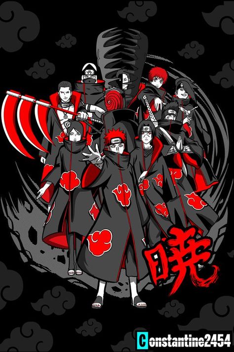 Akatsuki All Members Wallpaper, Naruto All Members Wallpaper, Anime Tshirt Design Ideas One Piece, Akatsuki Members Wallpaper, Naruto Akatsuki Wallpapers, Apple Watch Wallpaper Anime, Hokage Itachi, All Hokage, Akatsuki Manga