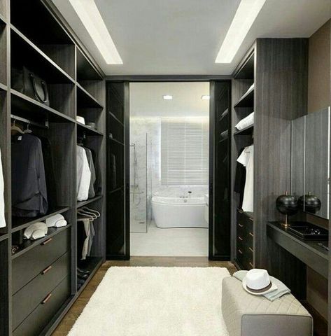 Walk Through Wardrobe To Bathroom, Large Mirror In Walk In Closet, En Suite Walk In Wardrobe, Walkin Wardrobe And Bathroom, Closet And Bathroom Combo Walk In Modern, Walk In Closet With Toilet And Bath, Walkthrough Closet To Bathroom Modern, Walk In Wardrobe Bathroom Ideas, Bathroom Through Walk In Closet