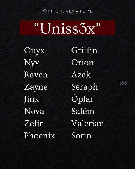 NOMES GÓTICOS PARA SE INSPIRAR ✨🖤 Esses dias tava pensando comigo mesmo que alguns nomes carregam forte conotação gótica, trevosa, dark.... E então resolvi fazer uma lista. Ta aí o resultado 🫶 Usem como quiserem 🙌 💬Qual deles é o seu preferido? Names That Mean Dark, Dark Names, Script Template, Best Character Names, True Love Stories, Fantasy Novel, March 30, Character Names, Cool Names