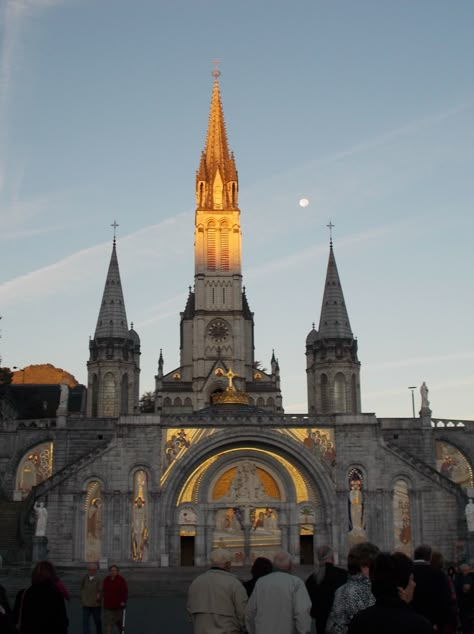 Lourdes France Aesthetic, Lourdes France, Church Aesthetic, France Aesthetic, Our Lady Of Lourdes, Lady Of Lourdes, Future Travel, Apple Wallpaper, Photo To Video