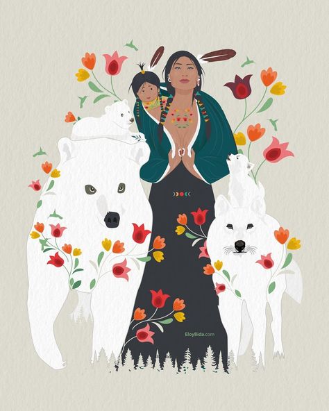 Mother Heart, Divine Spirit, Native Artwork, Native American Images, Aspects Of Life, Native American Artwork, The Divine Feminine, American Indian Art, Indigenous Art