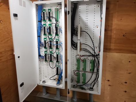 Media Panel Open Residential Wiring, Home Wiring, Structured Wiring, Structured Cabling, Home Electrical Wiring, Thermostat Wiring, House Wiring, Fiber Optic Cable, Speaker Wire