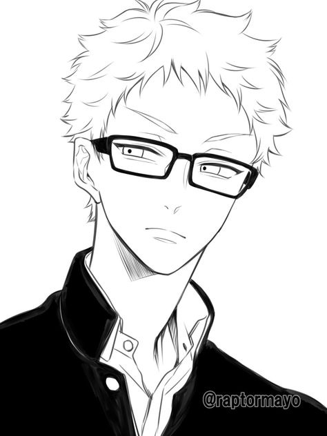 Kei Tsukishima, Haikyuu Tsukishima, Tsukishima Kei, Aesthetic Guys, Kawaii Drawings, Haikyuu Anime, Haikyu!!, Jujutsu, Anime Art