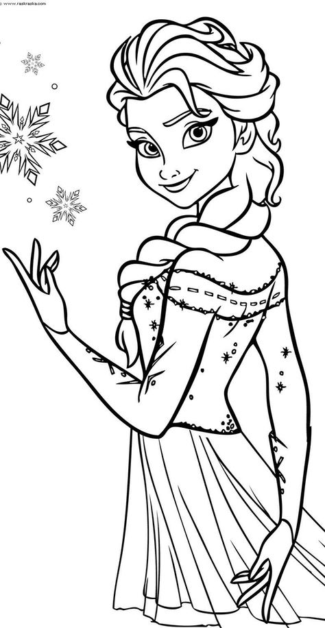 Cute Sloth Squishmallow Coloring Page Princess Coloring Pages For Kids, Elsa Drawing, Frozen Drawings, Elsa Coloring, Fargelegging For Barn, Elsa Coloring Pages, Frozen Coloring Pages, Disney Princess Coloring Pages, Bear Coloring Pages