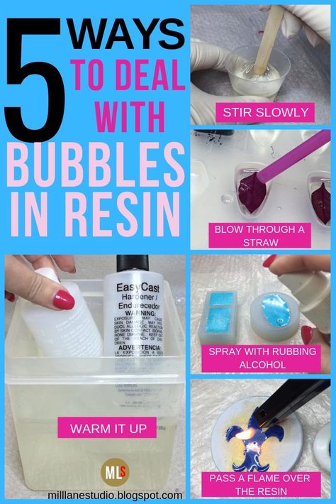 Got Bubbles? No troubles. If bubbles in your resin have been your enemy, then this video will help you eliminate them from your resin projects. The five resin tips in this video are all easy to do and help make your resin projects bubble free. #MillLaneStudio #resintipsandtricks #resincrafts #howtogetridofbubblesinresin #bubblefreeresin #resinbubbles Epoxy Resin Diy, Resin Crafts Tutorial, Diy Resin Projects, Resin Art Painting, Resin Jewelry Diy, Resin Jewelry Making, Diy Epoxy, Tumbler Cups Diy, Epoxy Resin Crafts