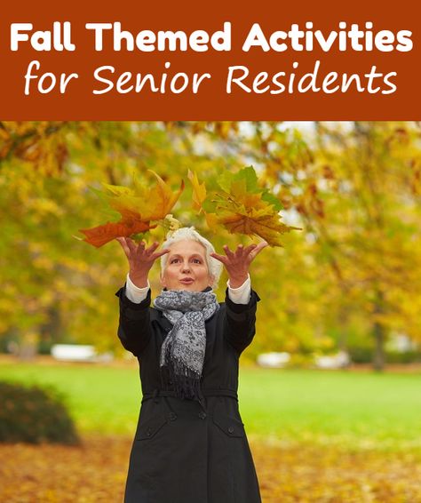 Autumn is here and it’s time to start planning fun fall events for your residents. If you’re looking for ideas, simply use upcoming observances as inspiration for your senior activities. For instance, try out the following seven themes as a guide for this year’s autumn festivities in your senior facility. Fall Festival Ideas For Seniors, Thanksgiving Crafts For Seniors Assisted Living, Activities For Seniors Memory Care, Halloween Activities For Nursing Home, Fall Activities For Nursing Home Residents, Fall Senior Activities Ideas, Fall Activities For Seniors Assisted Living, Fall Festival Activities For Adults, Fall Festival Ideas For Adults