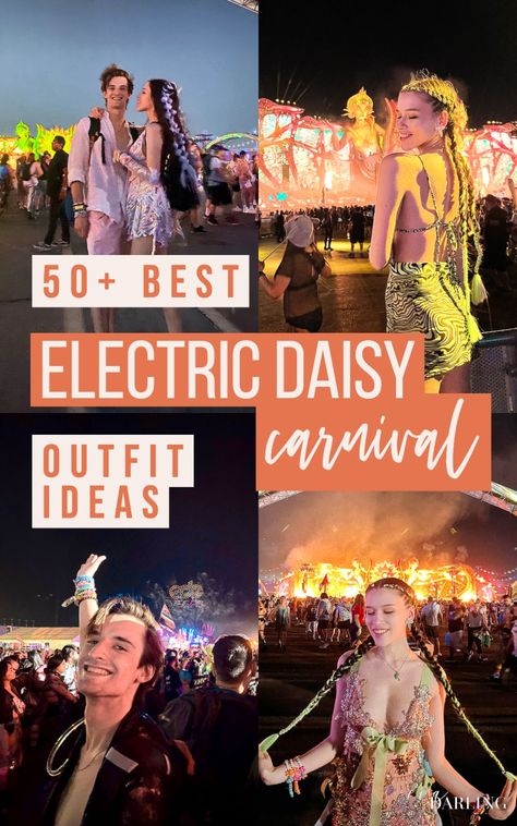 Trying to figure out what to wear to Electric Daisy Carnival or another EDM music festival? I'm sharing 50+ AMAZING EDC outfit ideas for men, women, and couples. Click this pin to see them all! what to wear to EDC, best rave outfit inspo for ladies, edc outfit inspiration for men, couples festival outfit, cute race outfits, iheartraves, rave wonderland, iedm, disco lemonado, fractal witch Electric Feels Party Outfit, Rave Women Outfits, Group Festival Outfits Theme, Rave Outfits Couple Ideas, Electric Music Festival Outfit, Festival Group Outfits Ideas, Edm Outfits Winter, Edc Outfits Women, Edm Party Outfit