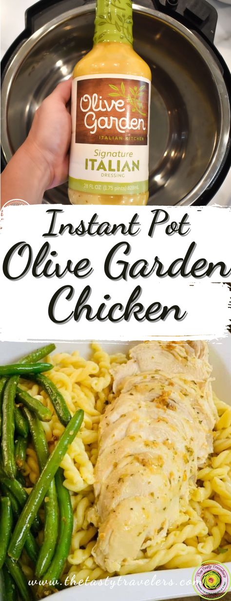 Instant pot recipe for chicken with olive garden dressing Chicken With Olive Garden Dressing, Olive Garden Italian Dressing Chicken, Instant Pot Olive Garden Chicken, Supper Idea, Olive Garden Dressing, Olive Garden Italian Dressing, Italian Dressing Chicken, Garden Italian, Olive Garden Chicken